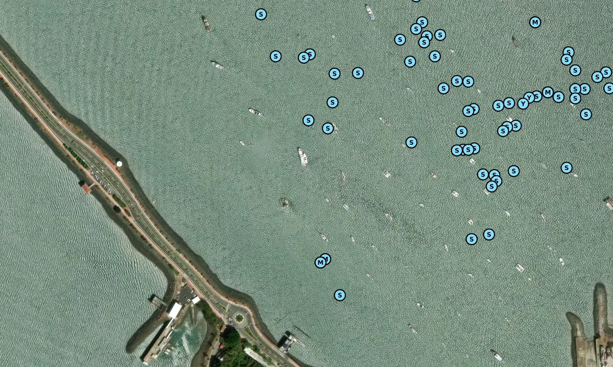 Satelite image of Las Brisas de Amador