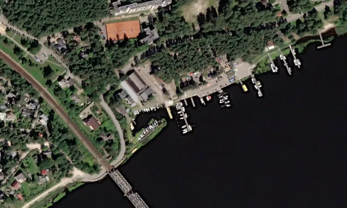 Flyfoto av Latvijas Jahtklubs