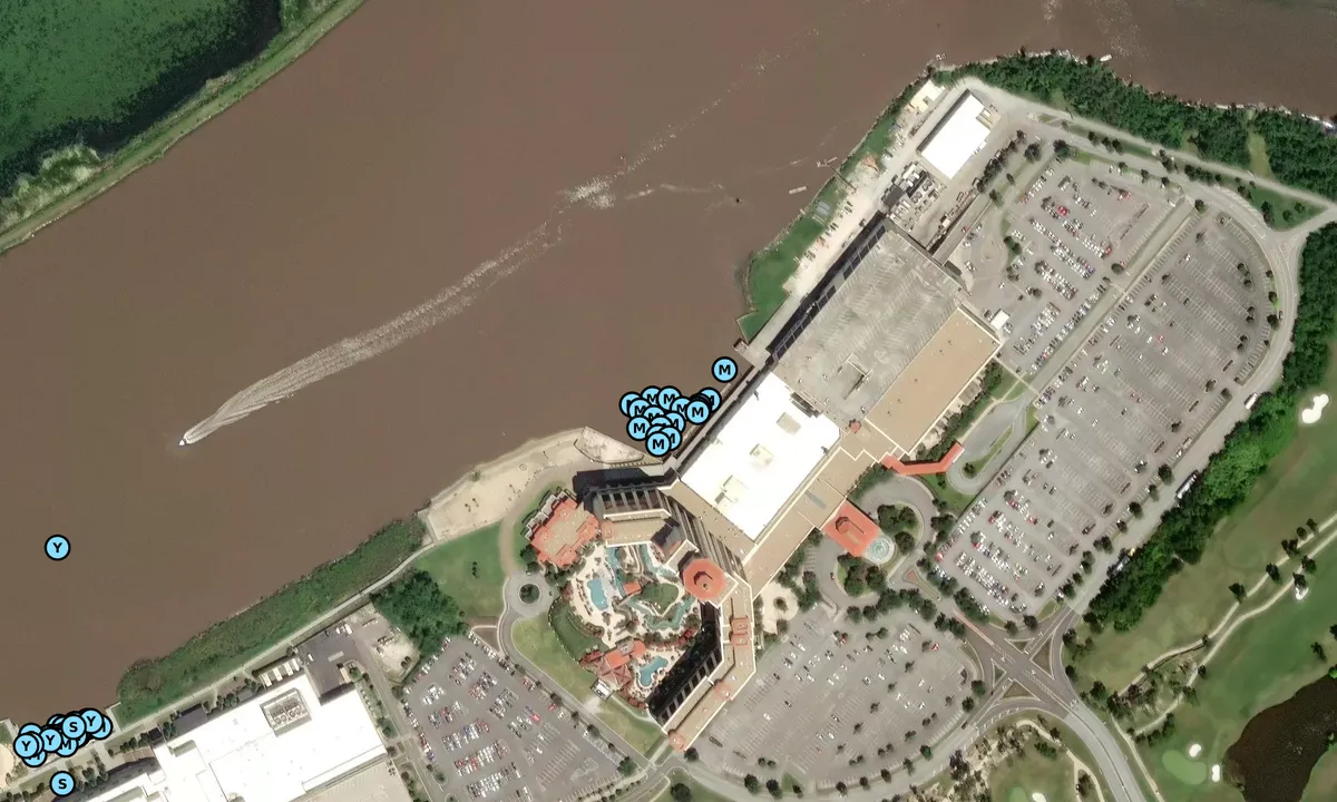 Satelite image of L'Auberge Casino Resort