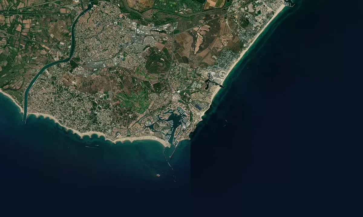 Flyfoto av Le Cap d'Agde