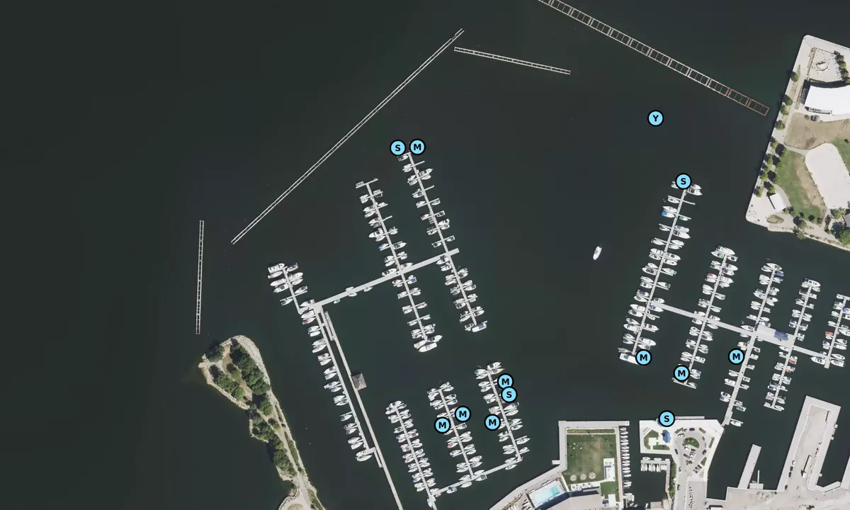 Satelite image of Leander Boat Club