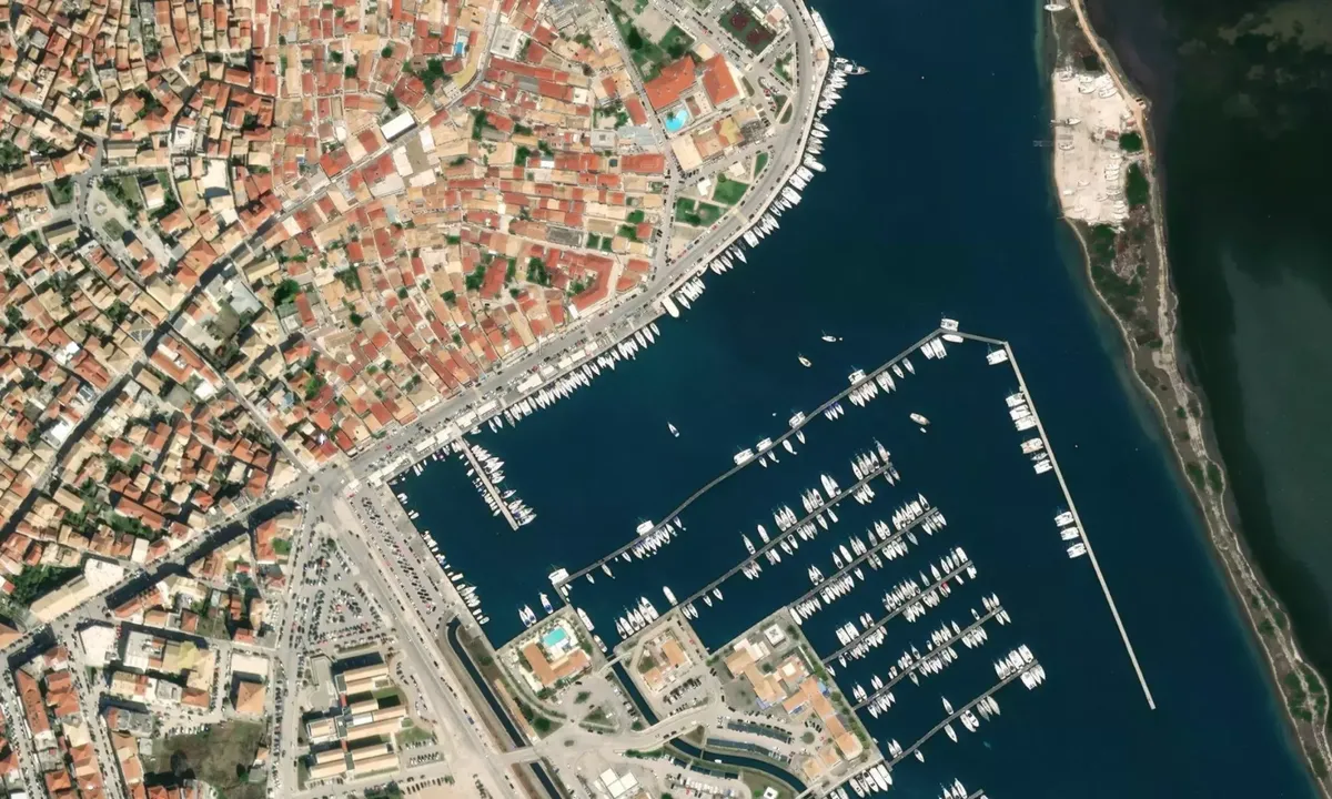 Flyfoto av Lefkada