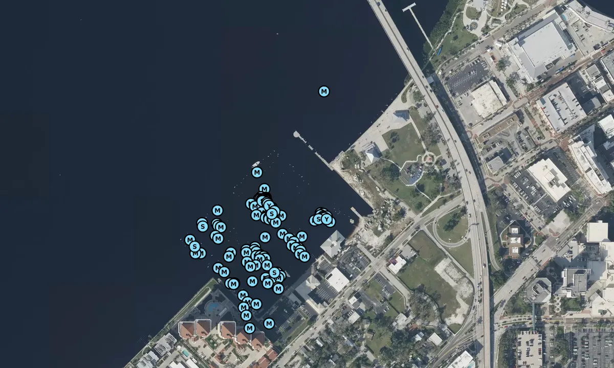 Satelite image of Legacy Harbour Marina - Fort Myers