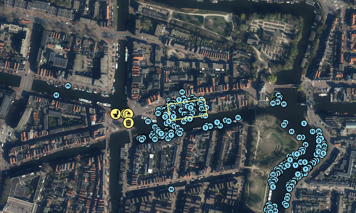 Satelite image of Leiden de Haven