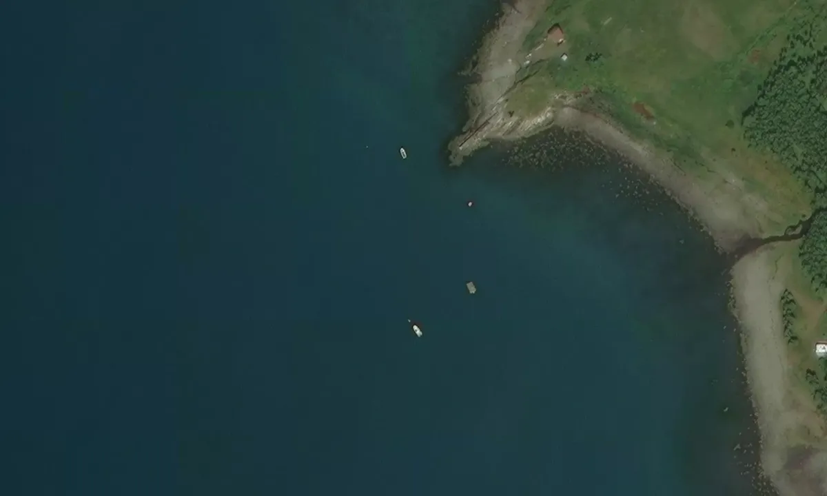 Satelite image of Leirbukta - Sjursnes