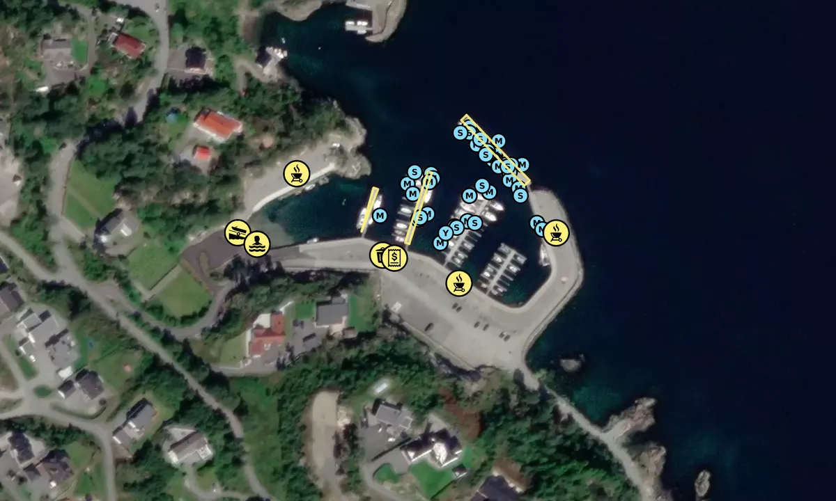 Satelite image of Leirvikjo - Bekkjarvik