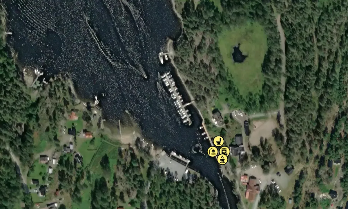 Satelite image of Lennartsfors