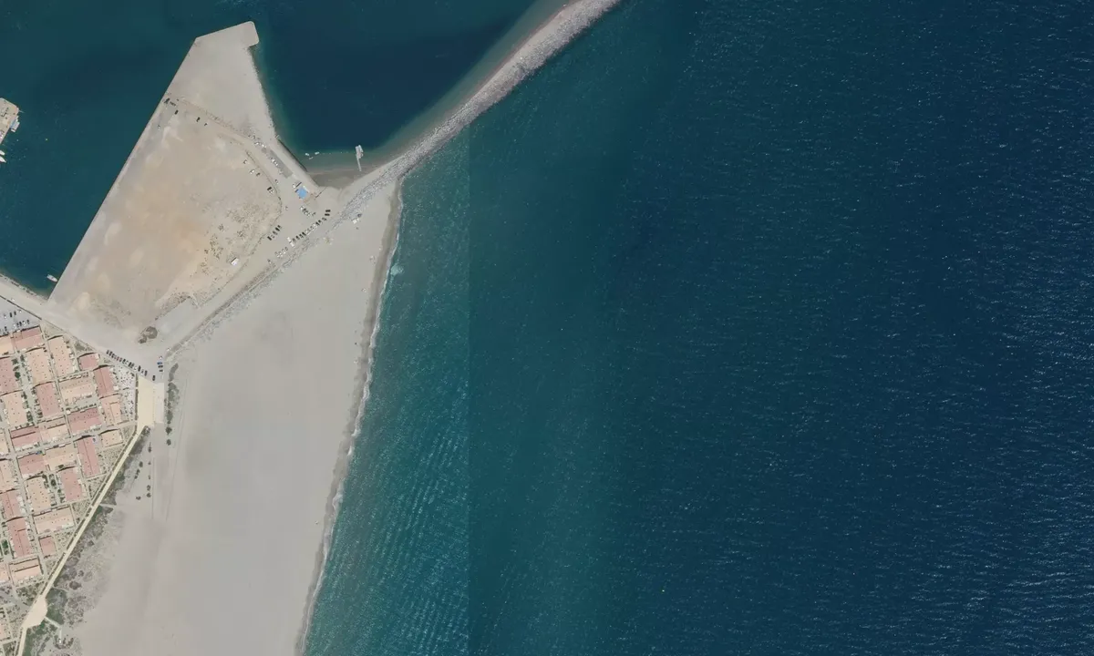Flyfoto av Leucate Plage