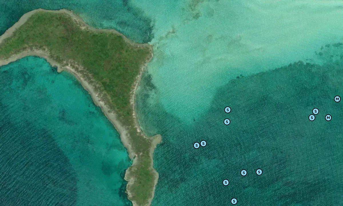 Satelite image of Levi Island