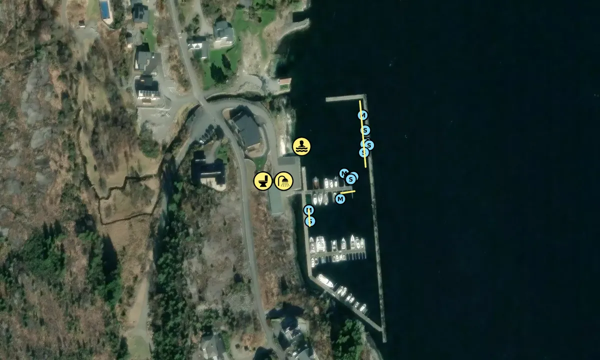 Satelite image of Liaskjæret