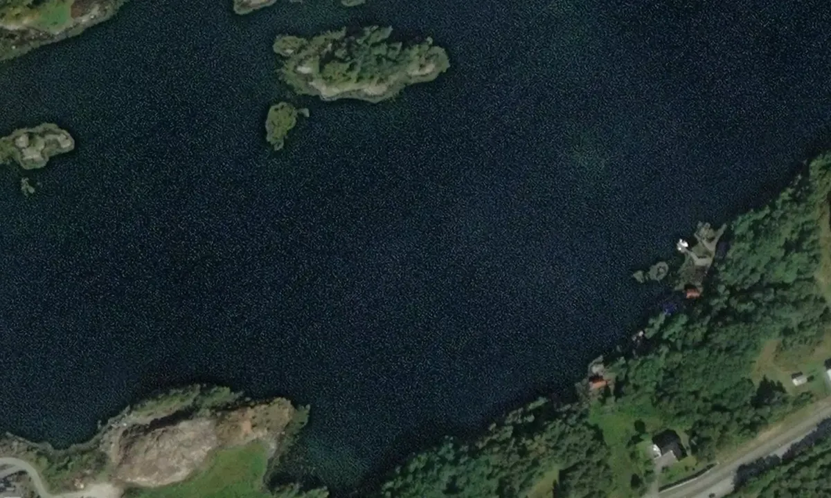 Satelite image of Liavågen