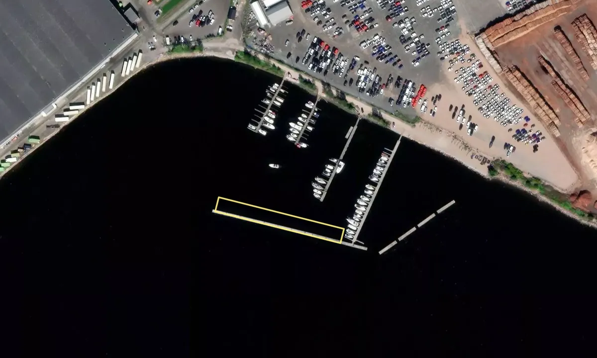 Satelite image of Lier Båtforening
