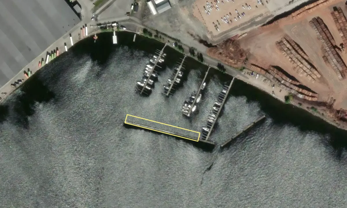 Satelite image of Lier Båtforening