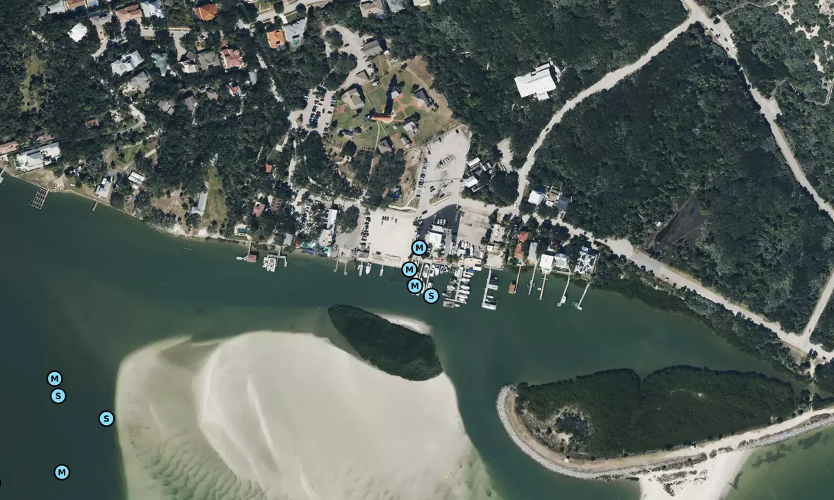 Satelite image of Lighthouse Boatyard and Marina