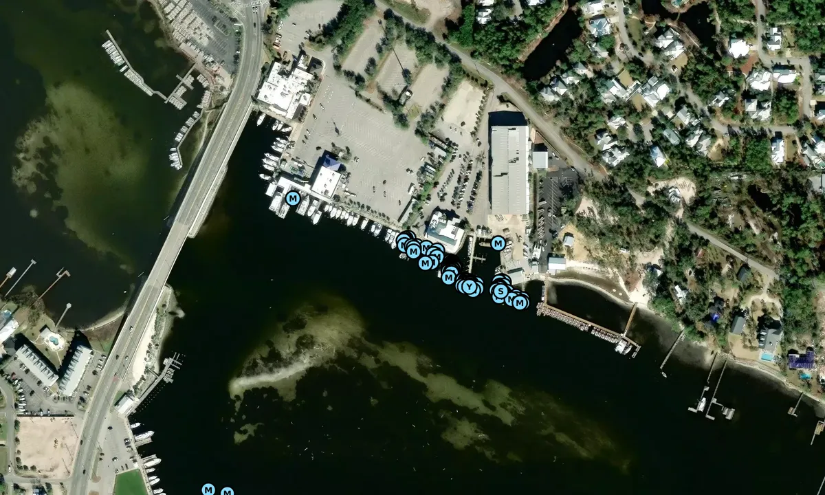 Satelite image of Lighthouse Marina and Boatyard