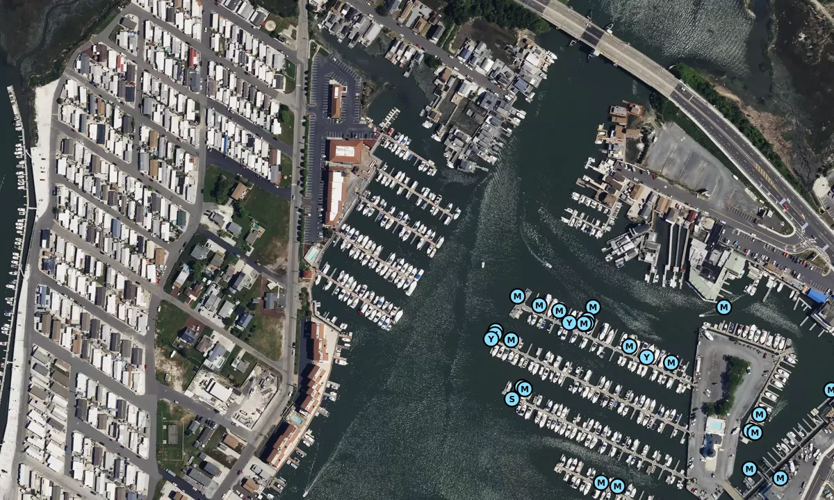 Satelite image of Lighthouse Pointe Marina and Restaurant