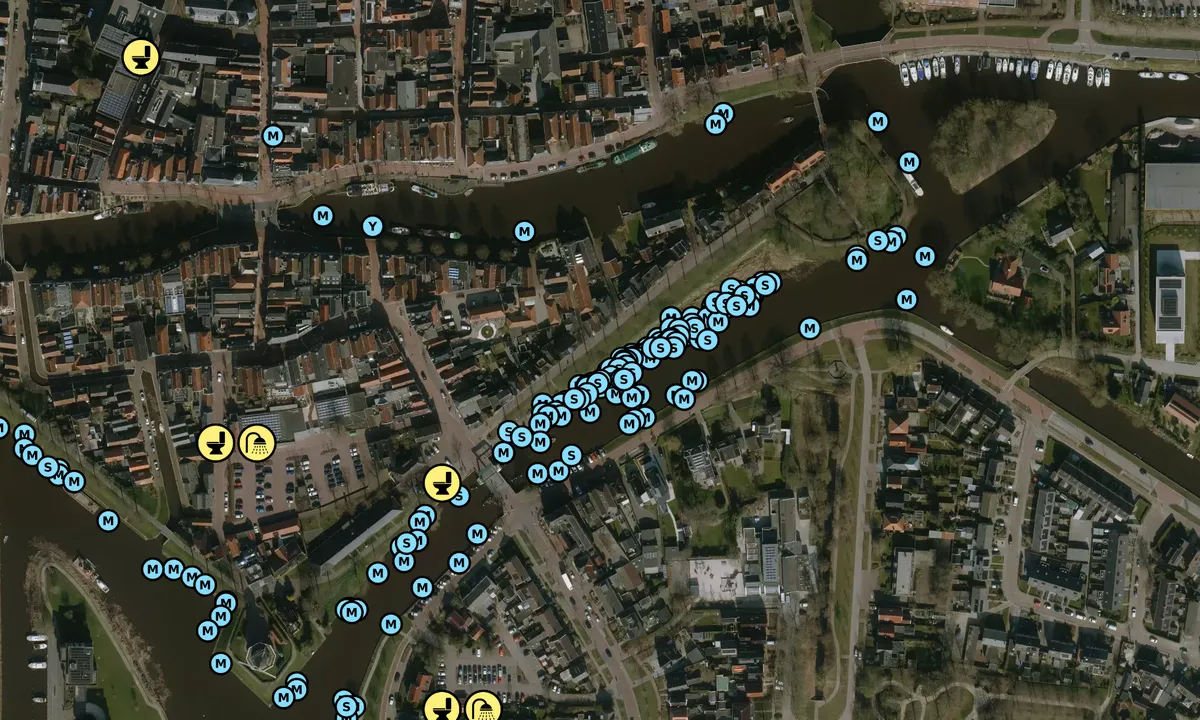Satelite image of Ligplaatsen Dokkum