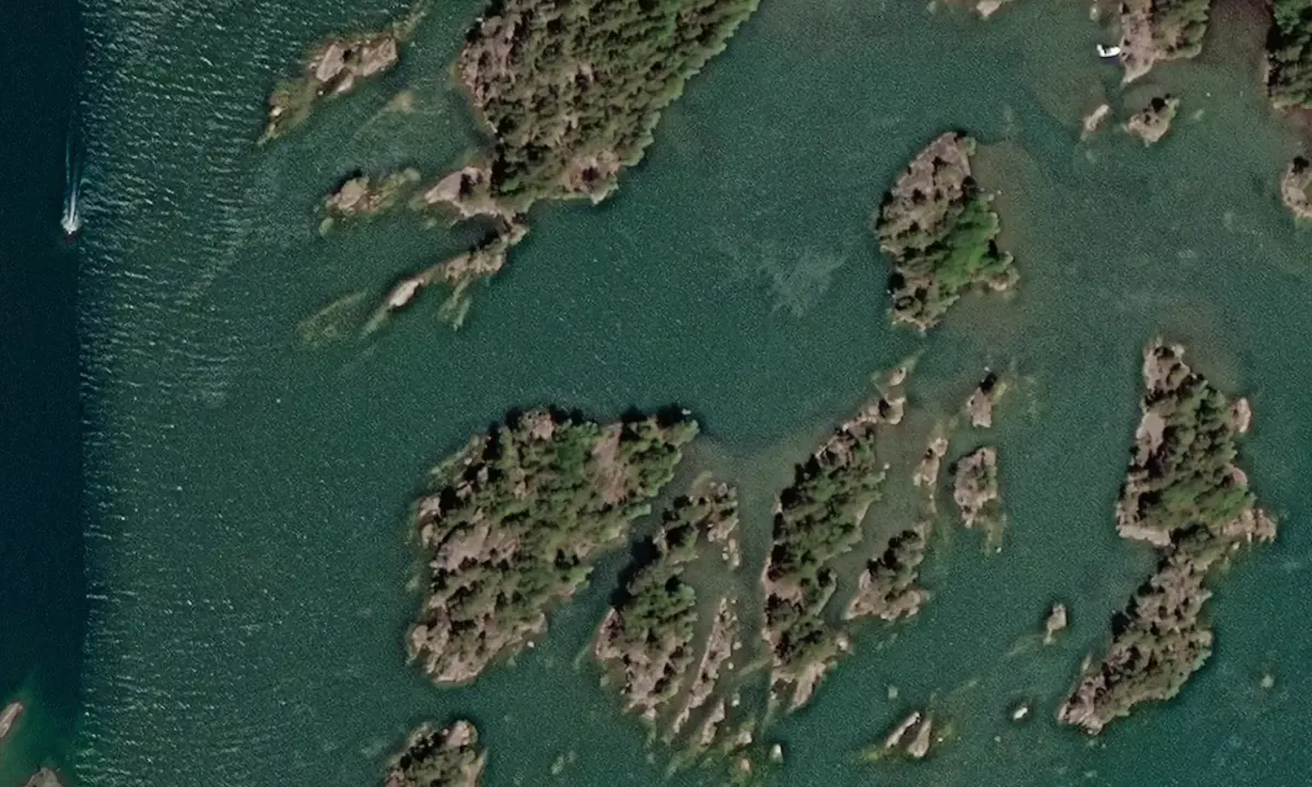 Satelite image of Lilla Däkholmen