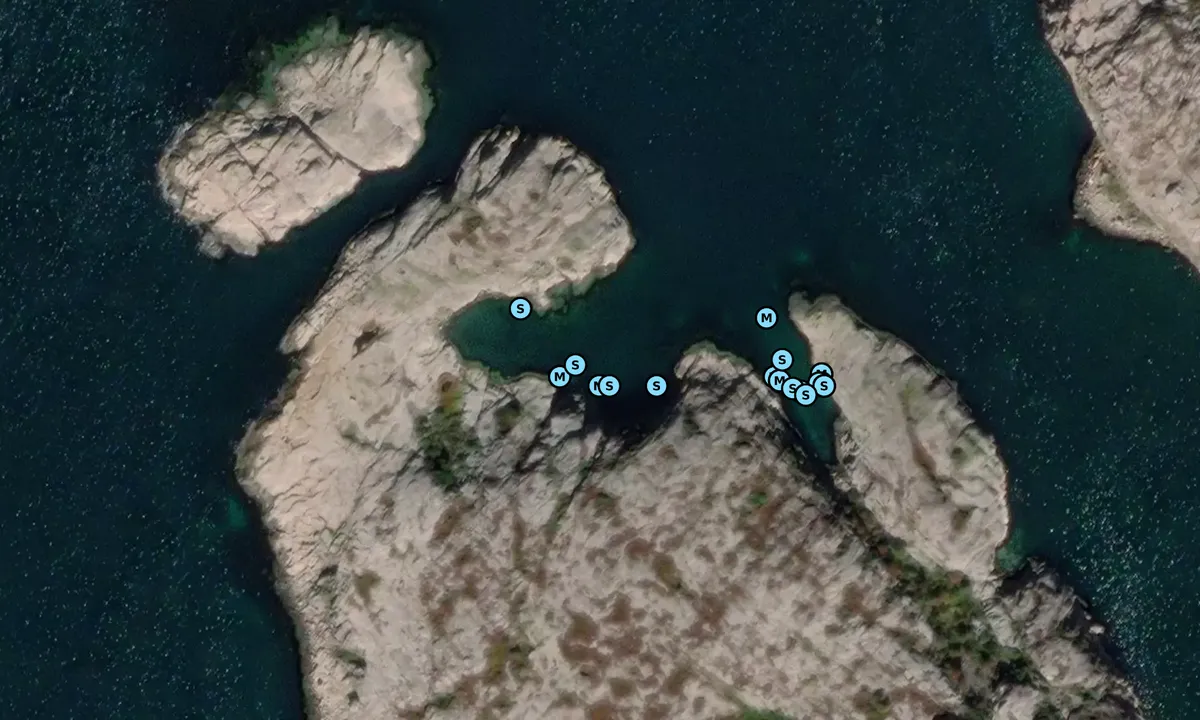 Satelite image of Lilla Hamburgö