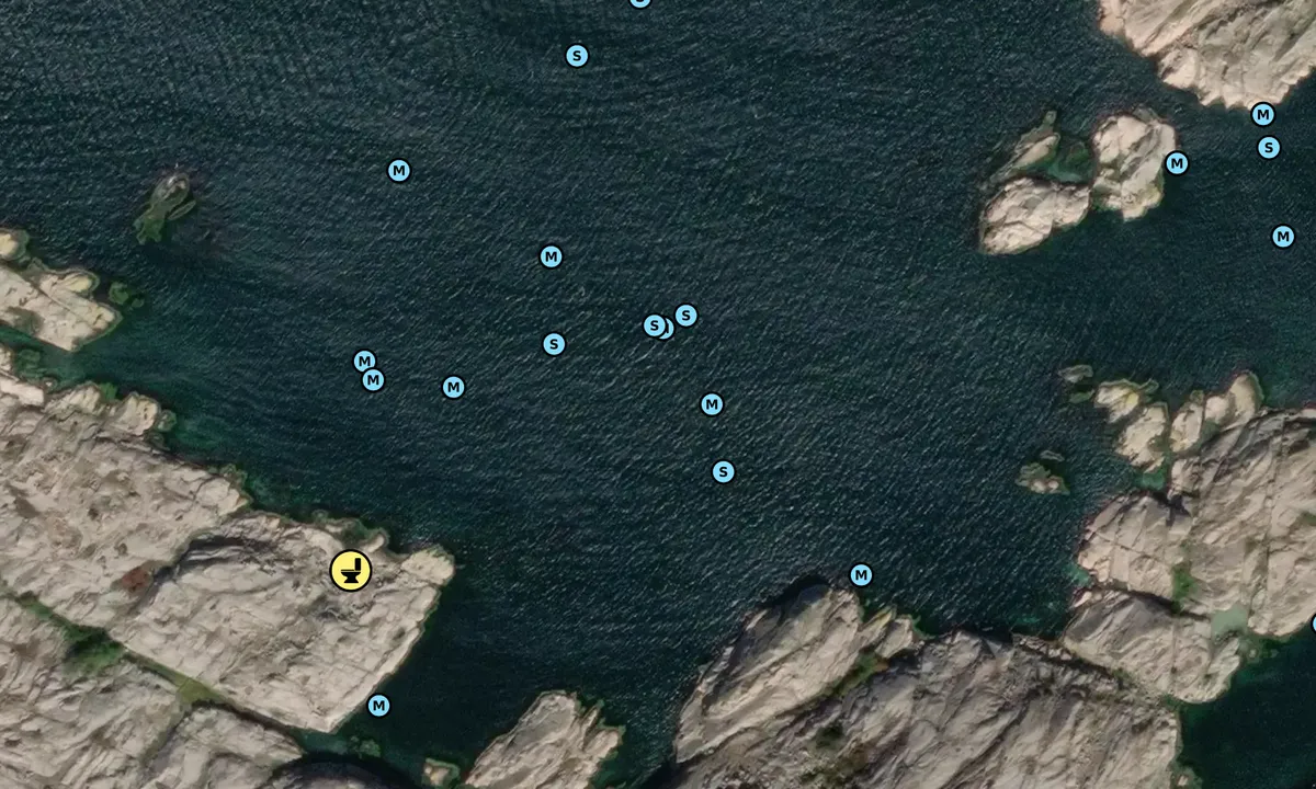 Satelite image of Lilla Långö - Saxen