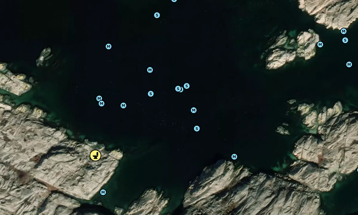 Satelite image of Lilla Långö - Saxen