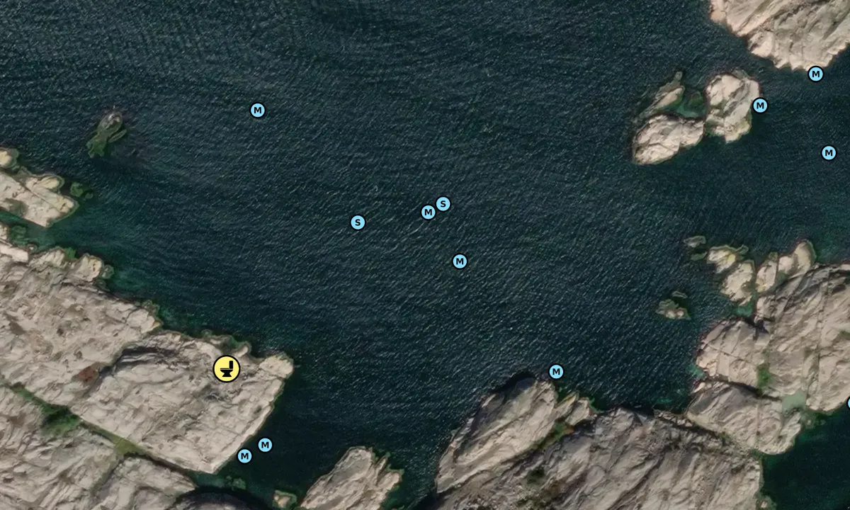 Satelite image of Lilla Långö, Saxen