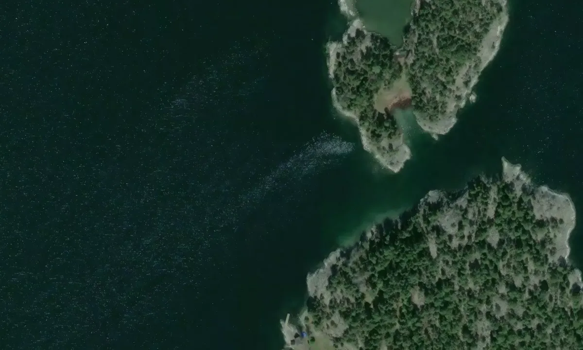 Satelite image of Lilla Sandböte - Krokholmen