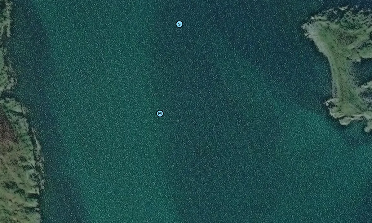 Satelite image of Lille Haukøysundet Skjervoy