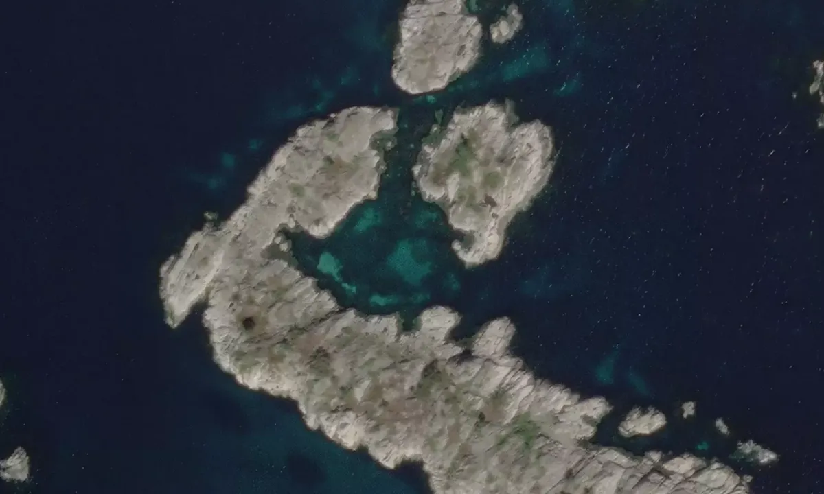 Satelite image of Lille Malmen