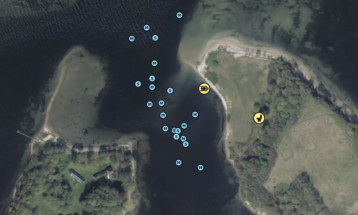 Satelite image of Lille Okseø/ Store Okseø