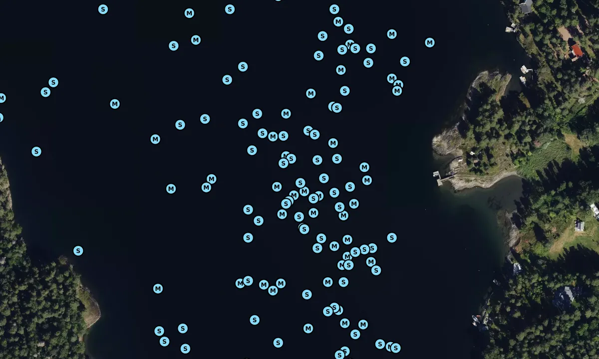 Satelite image of Lille ostsundet