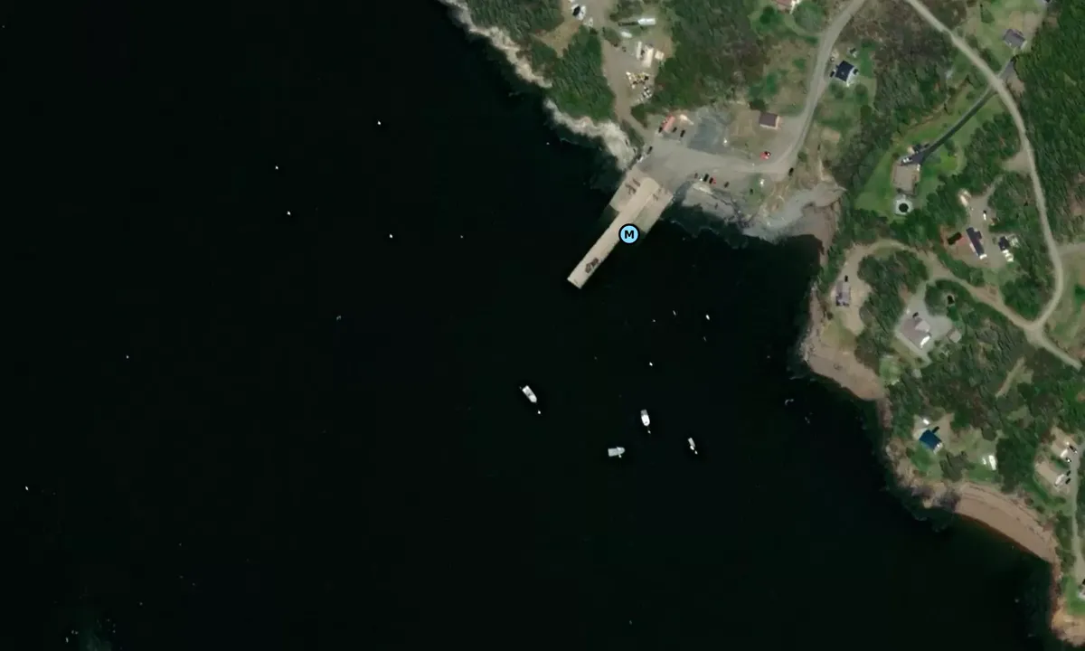 Satelite image of Lime Kiln Bay
