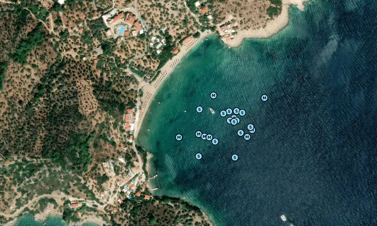 Satelite image of Limnionas - Samos