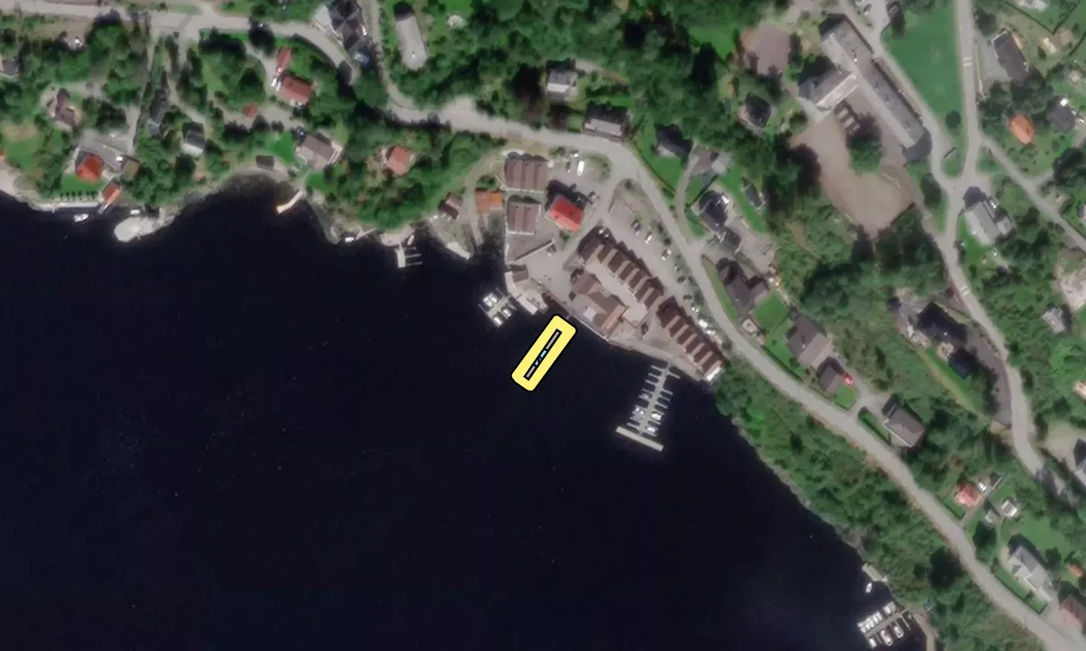 Satelite image of Lindås Brygge