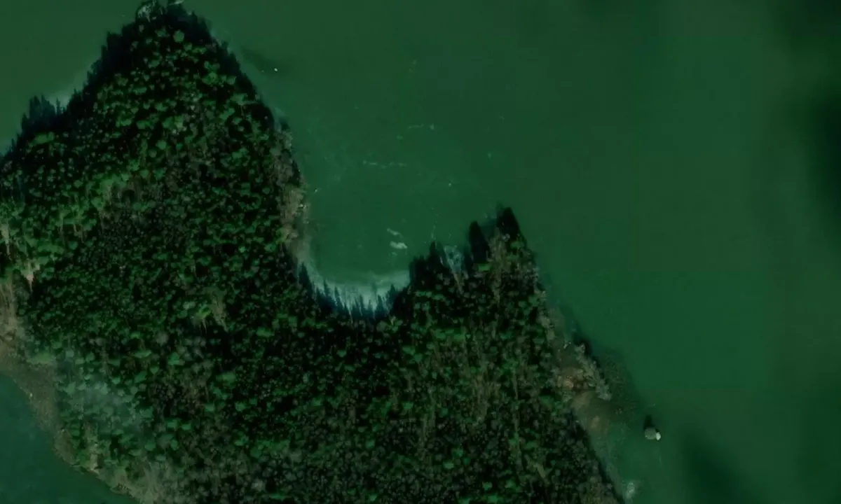 Satelite image of Lindön - Stallarholmen