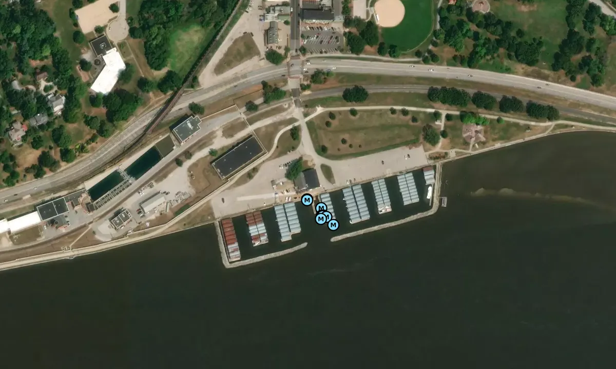 Satelite image of Lindsay Park Yacht Club