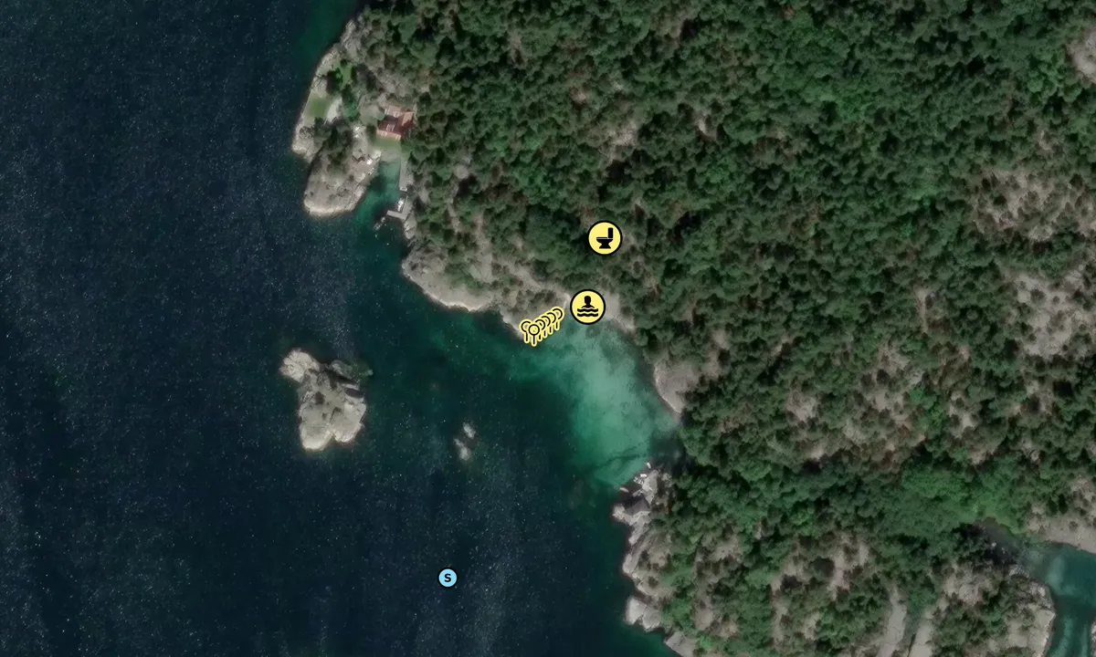 Satelite image of Lingestranda 