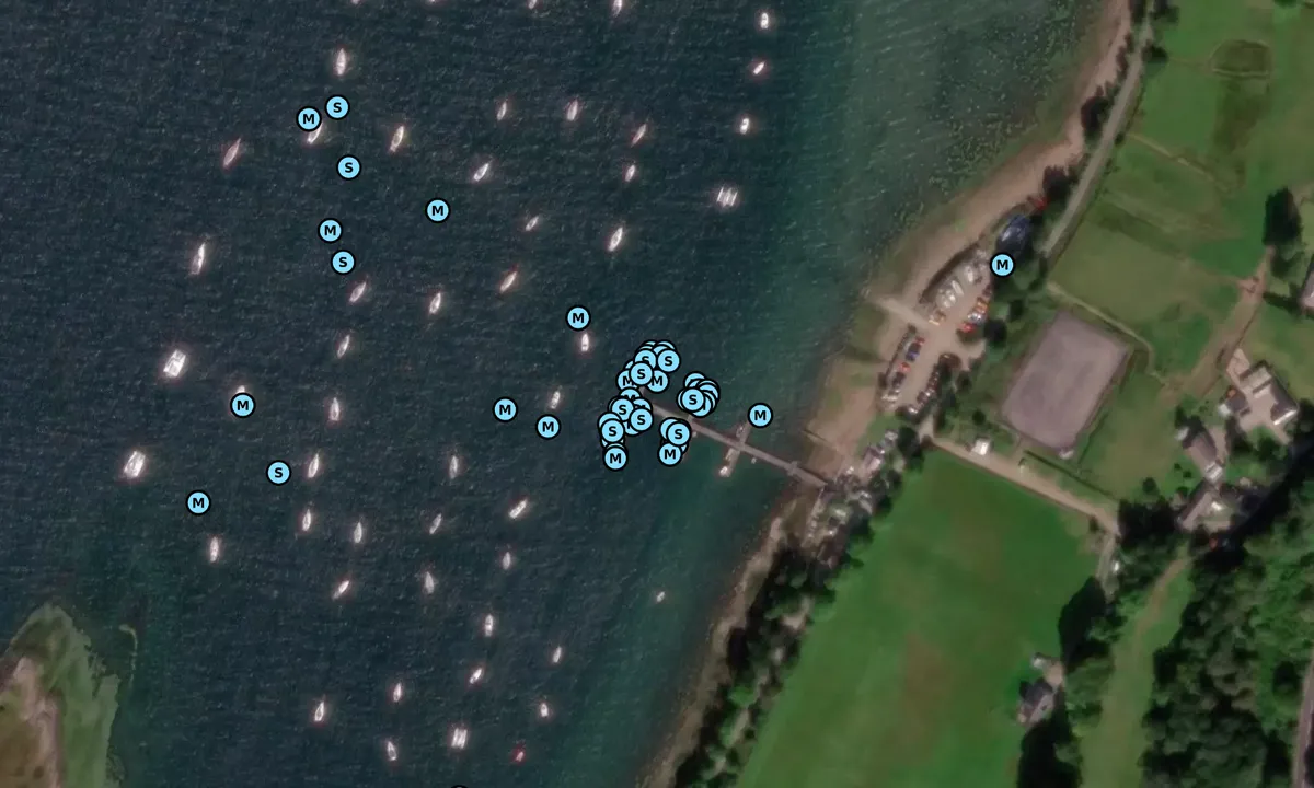 Satelite image of Linnhe Marina