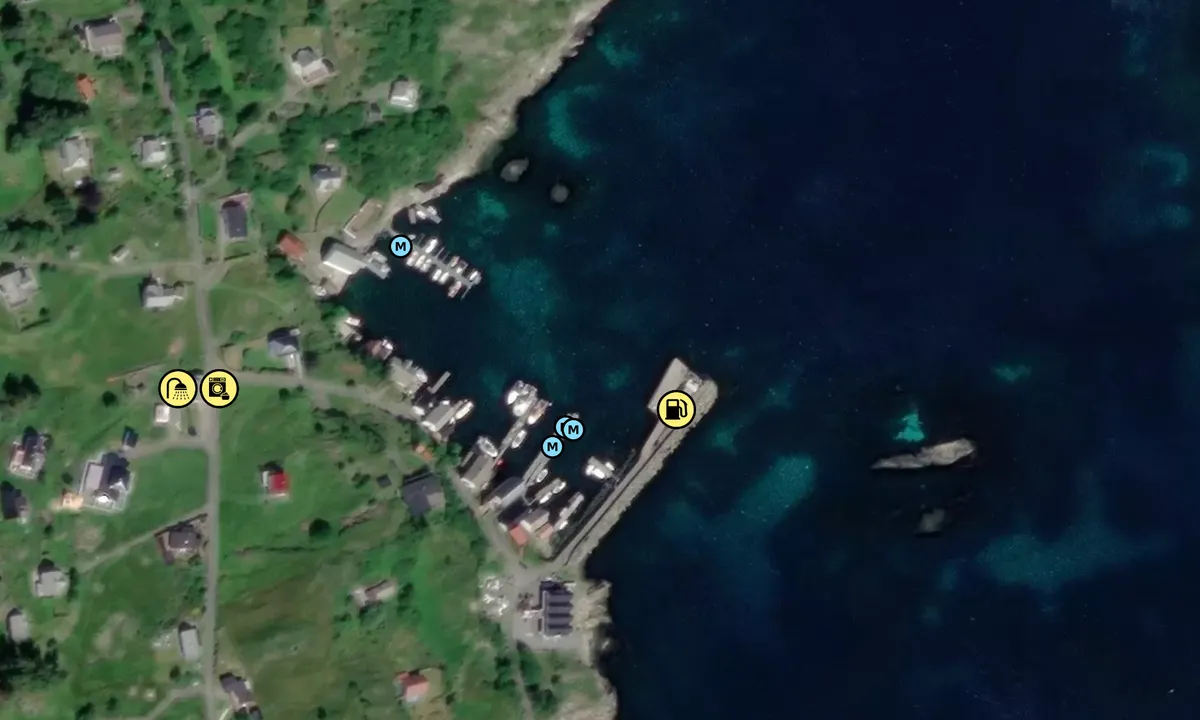 Satelite image of Litlakalsøy