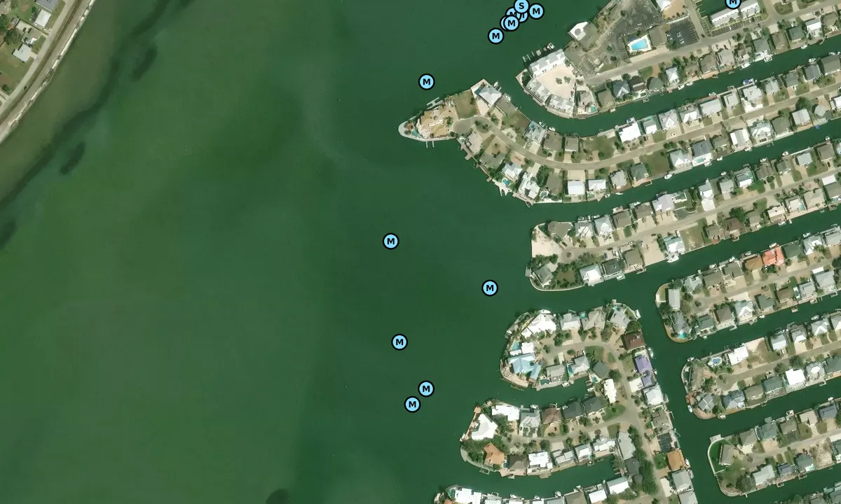 Satelite image of Little Bay - Aransas