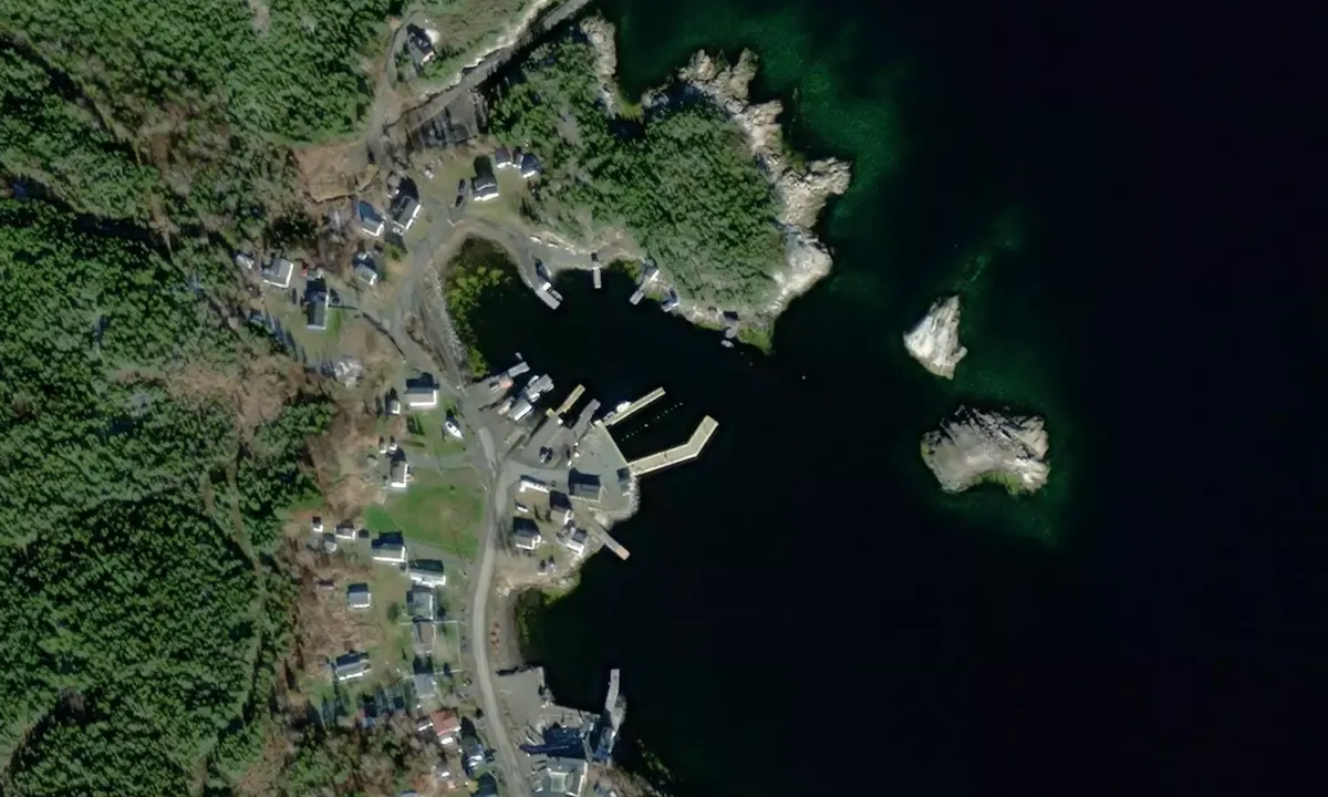 Satelite image of Little Burnt Bay Harbour