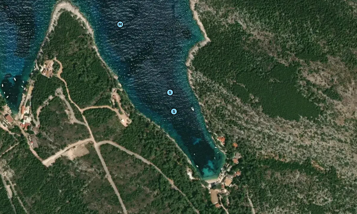 Satelite image of Little Green Bay