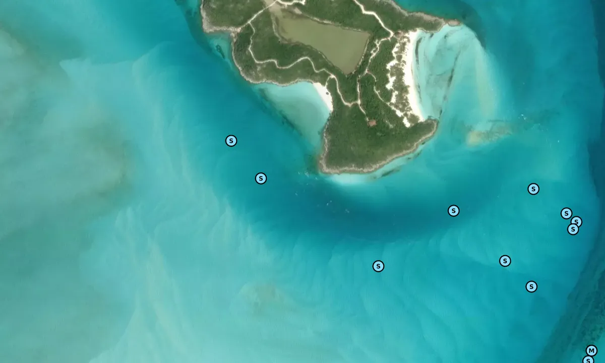 Satelite image of Little Halls Pond