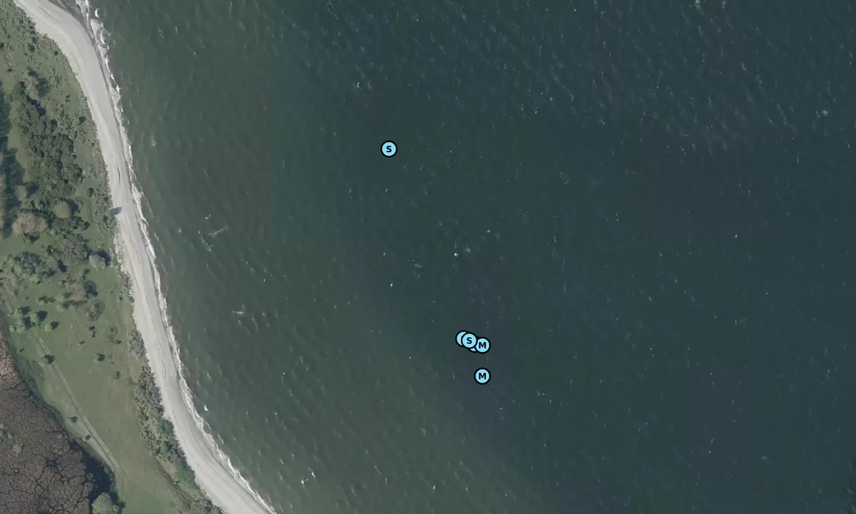 Satelite image of Livø