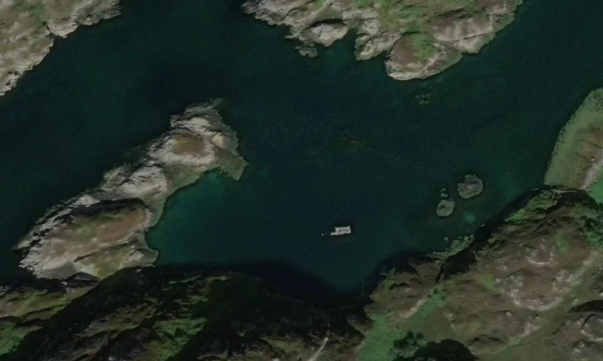 Satelite image of Loch Roe