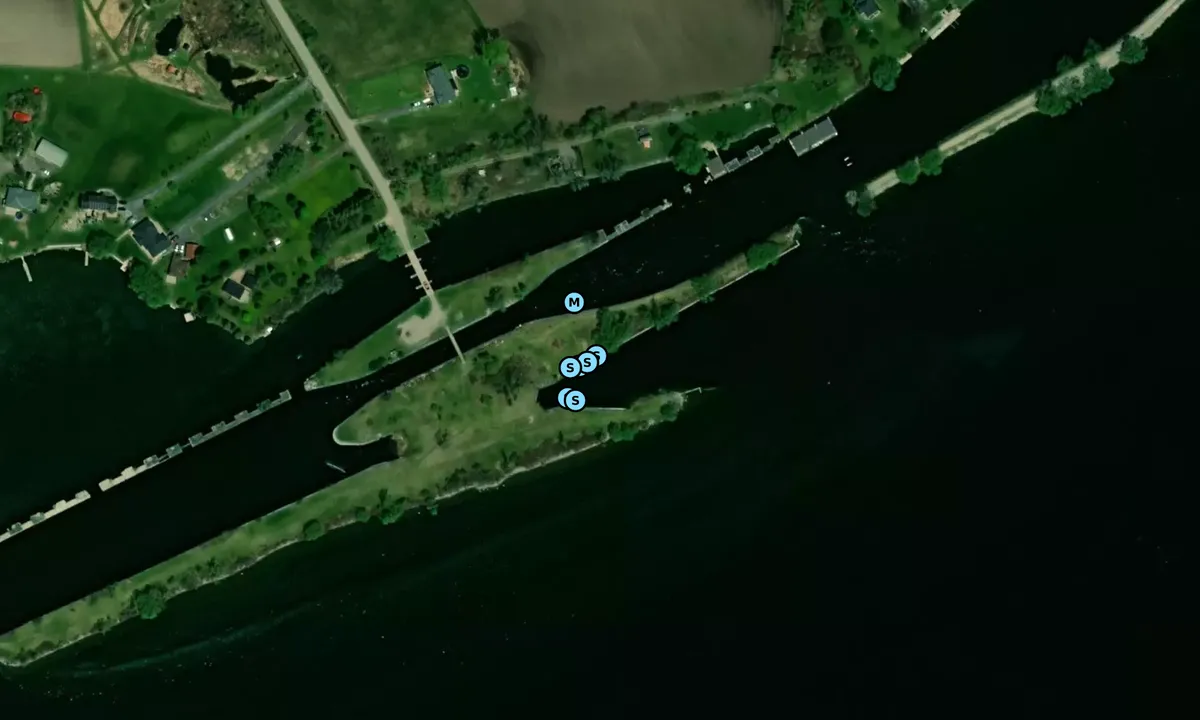 Satelite image of Lock 28 SE Bay
