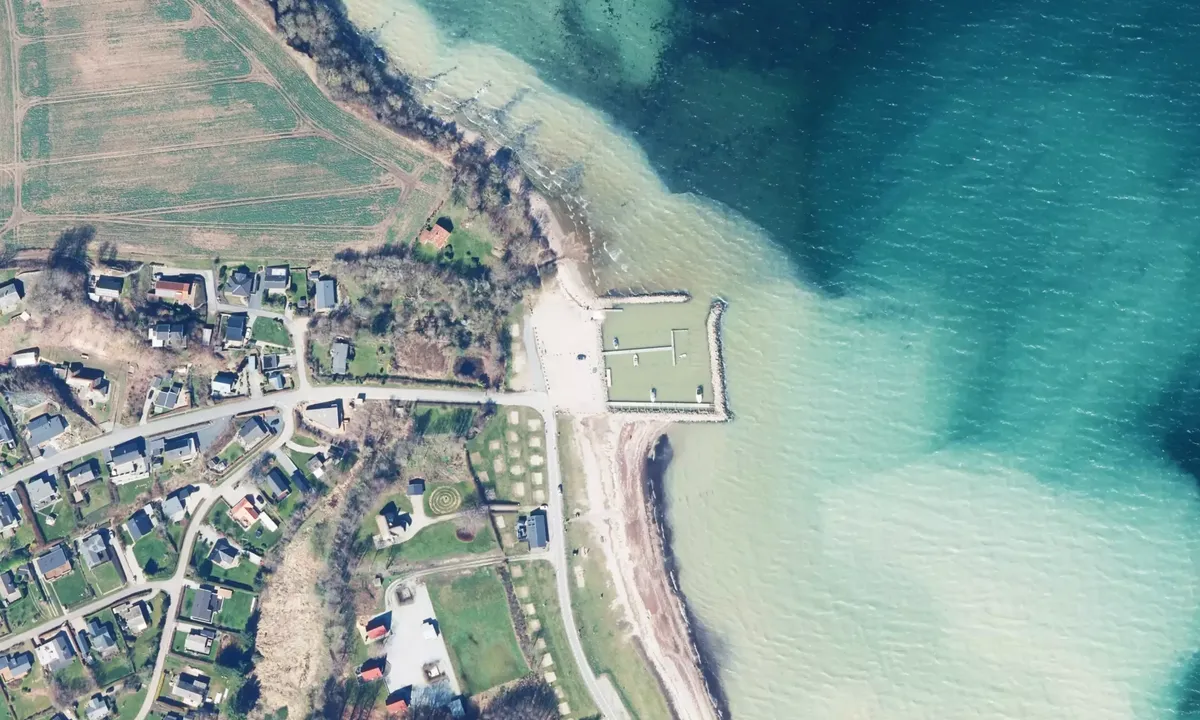 Satelite image of Loddenhøj Jollehavn