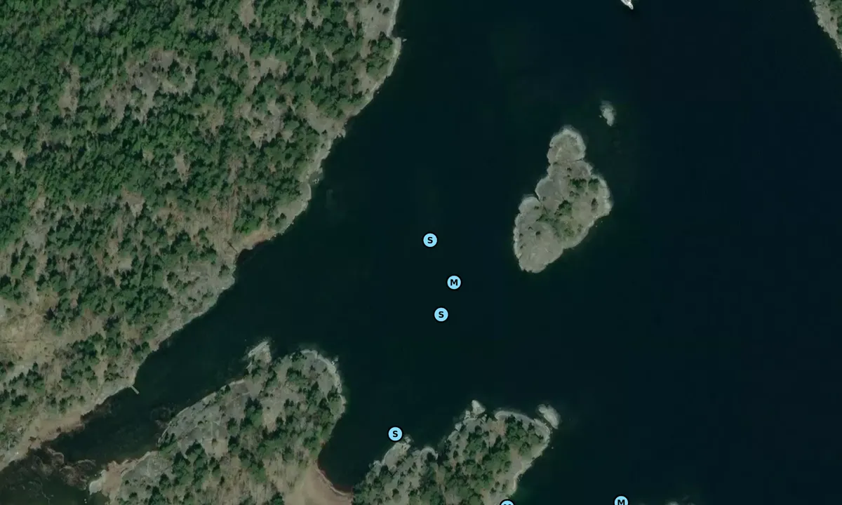 Satelite image of Lökaholmarna