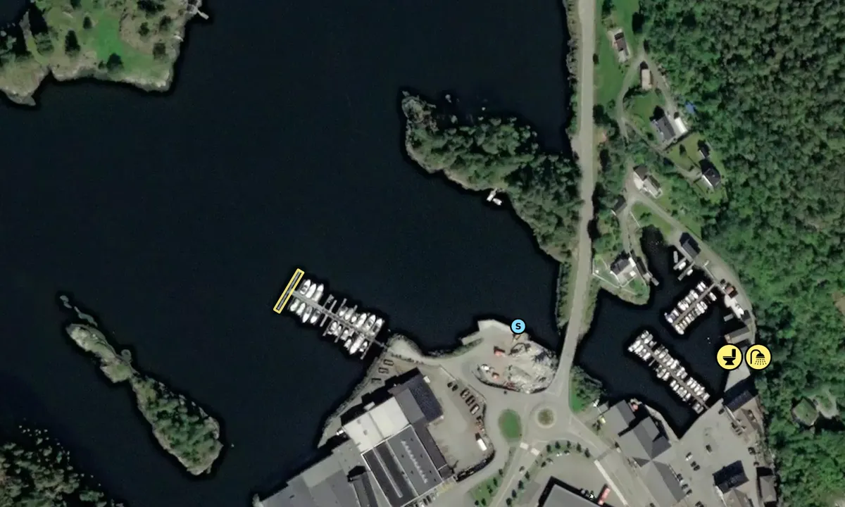 Satelite image of Lonevåg