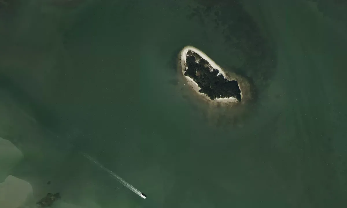 Satelite image of Long Bayou Spoil